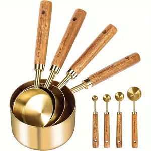 Harvest Gold Measuring Cups & spoons